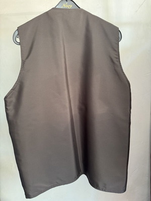 Multi-pocket vest, brown, XXL