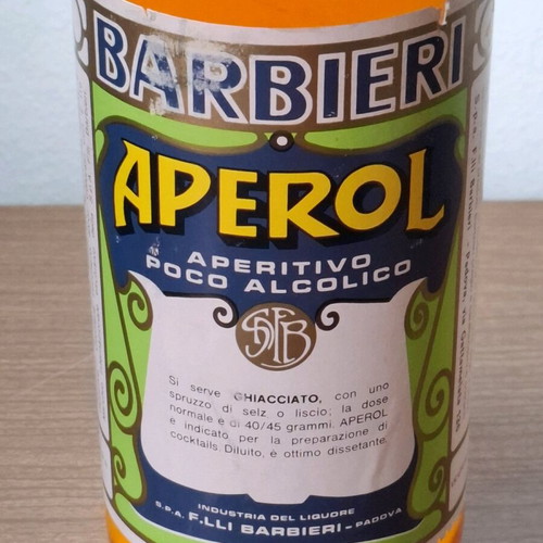 Barbieri Aperol used, 1950s, 11%, 100cl