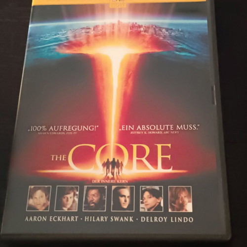 The Core DVD used, English subtitles, thriller adventure