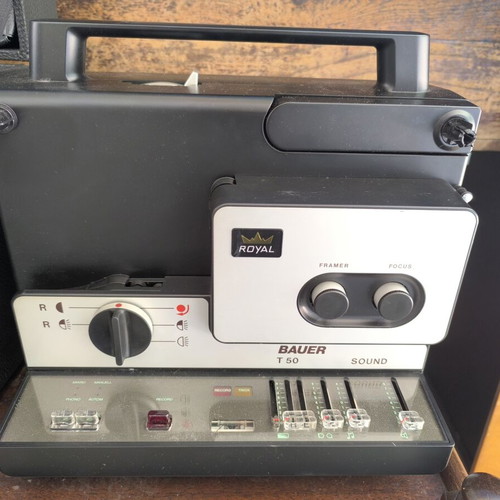 Bauer T50 Sound Royal Vintage Projector Like New