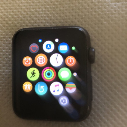 Apple Watch Series 0 smartwatch, collectible, fully functional with strap and charger