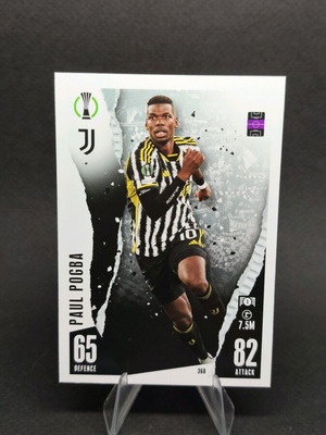 Συλλεκτική κάρτα Paul Pogba Topps Match Attax Juventus σαν καινούργιο