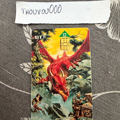 Vintage BT UK Phonecard Dragons of Summer Flame used