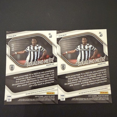 2025-26 FIFA Prizm Meite cards like new