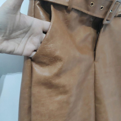 Leather skirt midi small - medium new with tag
