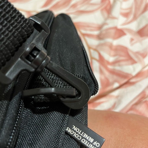 Τσάντα εργασίας Benetton καινούργια, μαύρη για laptop και έγγραφα