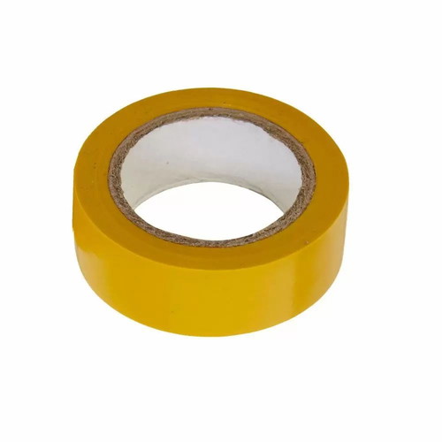Yellow PVC electrical insulation tape new, width 1.6cm