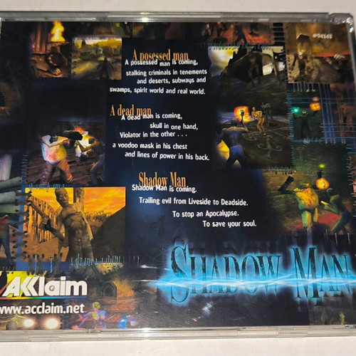 Shadowman PC game used with manual and map