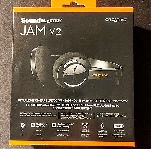 Creative Sound Blaster Jam V2 Ασύρματα/Ενσύρματα On Ear Ακουστικά Μαύρα