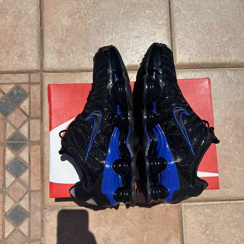 Nike TL Shox sneakers like new, size 43, black and blue