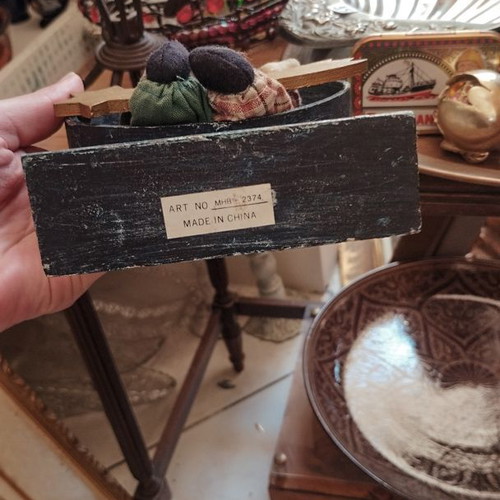 Decorative clown doll in frame like new