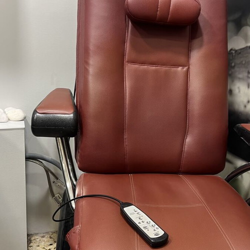 Pedicure chair used with massage function and remote control