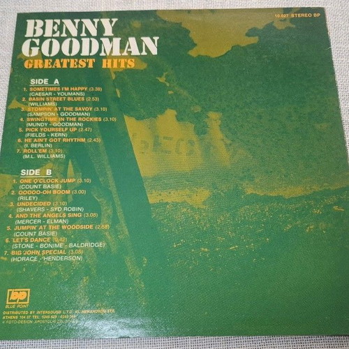 Benny Goodman Greatest Hits LP σαν καινούργιο, jazz