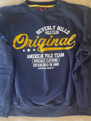 Beverly Hills Polo Club sweatshirt used, blue, size small