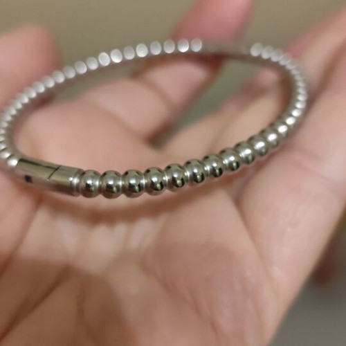 Silver bracelet made of stainless steel new