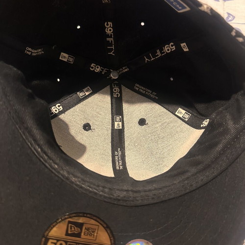 New Era 59FIFTY Chicago White Sox fitted cap like new, black and silver