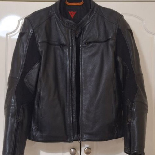 Dainese Men's Leather Motorcycle Jacket No46 Like New
