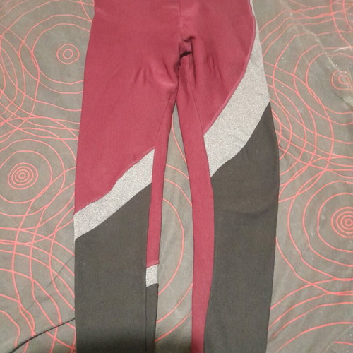 Thermal leggings like new with fleece lining multicolor