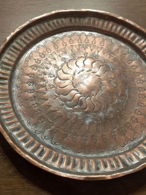 Bronze and Copper Plate used, over 100 years old, historic value