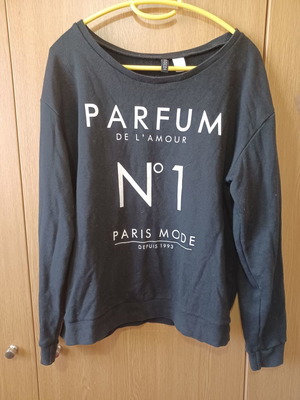 Μπλούζα γυναικεία H&M divided size L μεταχειρισμένη, μαύρη