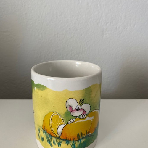 Diddl lemons mug like new with designs from Germany