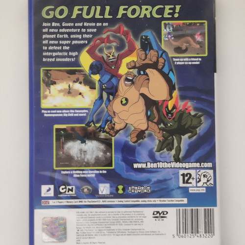 Ben 10 Alien Force PS2 game used, complete