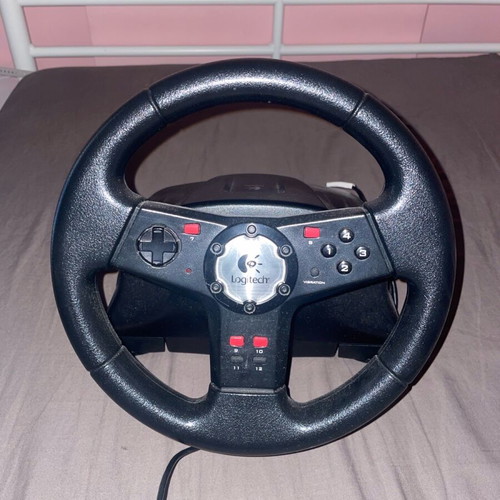 Logitech computer steering wheel like new