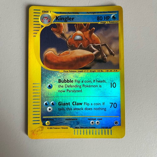 Kingler 15/165 EX Reverse Holo used