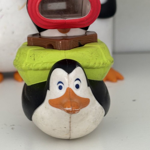 Penguins of Madagascar figures used, pack of 10 collectible toys