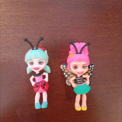 Mattel Enchantimals Petal Park Bug Buddies small figures set like new