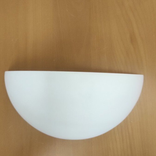 Gypsum single-light wall sconce white new