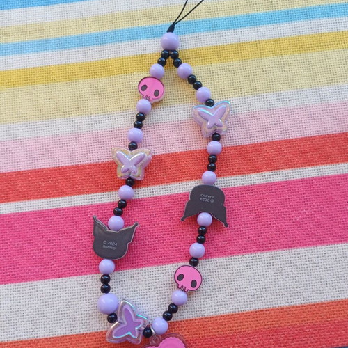 Sanrio Kuromi Phone Strap like new 2024