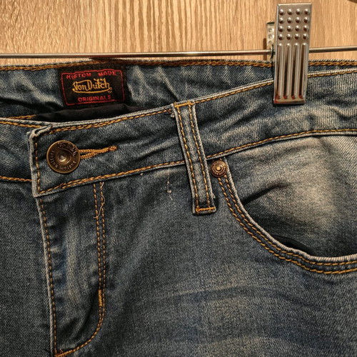 Von Dutch Women's Skinny Jeans Used, Blue, Size S