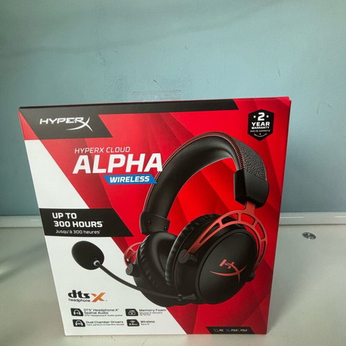 HyperX Cloud Alpha Wireless Over Ear Gaming Headset new