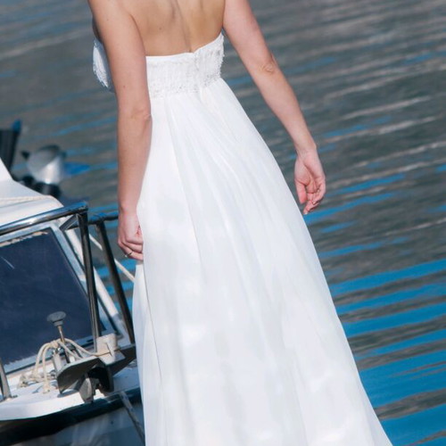 Demetrios wedding dress like new, white, size S / 36 / 8