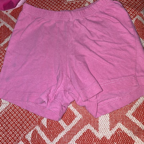 Miss Evita shorts set of 2 with pink gift, like new, age 4