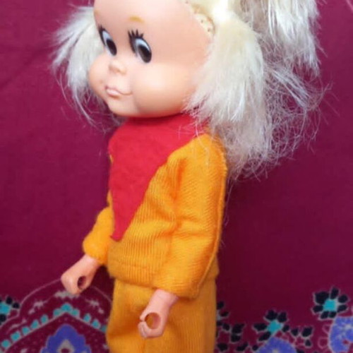 Vintage Lilly "Sport Billy" doll used, Greek made LYRA 80s