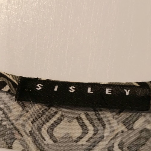 Sisley women's dress like new with geometric ethnic print