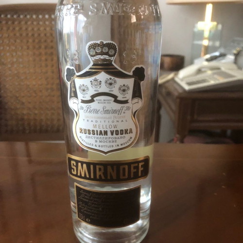 Smirnoff Black Vodka sealed, new
