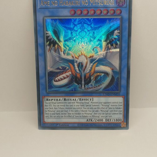 Ame no Habakiri no Mitsurugi V.1 Ultra Rare Yu-Gi-Oh! card