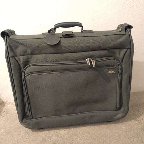 Samsonite suitcase for suits and dresses like new, fabric, khaki