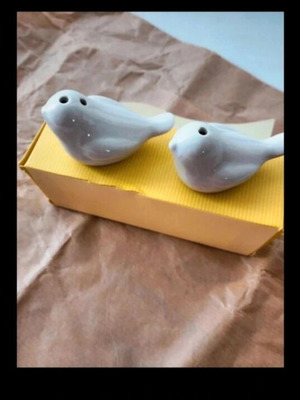 Elegant ceramic salt and pepper set new