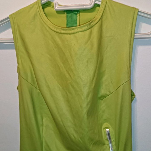 Groovy dress used, size S, green