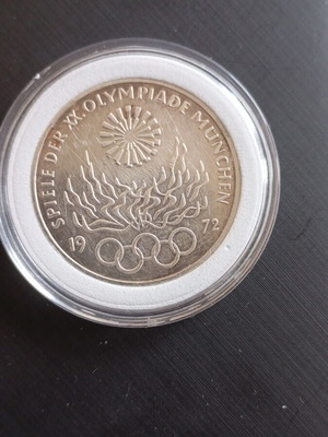 Silver coin Munich 1972 Olympic Games like new