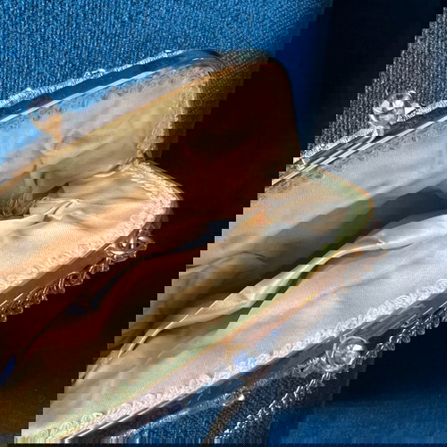 Βραδινό τσαντάκι vintage αχρησιμοποίητο με αστραφτερές πέτρες και λεπτή αλυσίδα