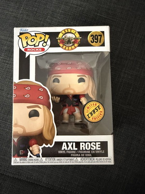 Funko Pop Axl Rose #397 Chase vinyl figure like new