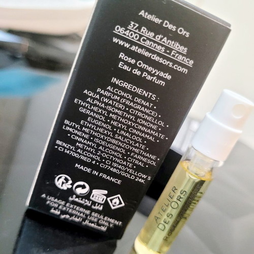 Rose Omeyyade Atelier Des Ors Eau de Parfum new tester 2.5ml