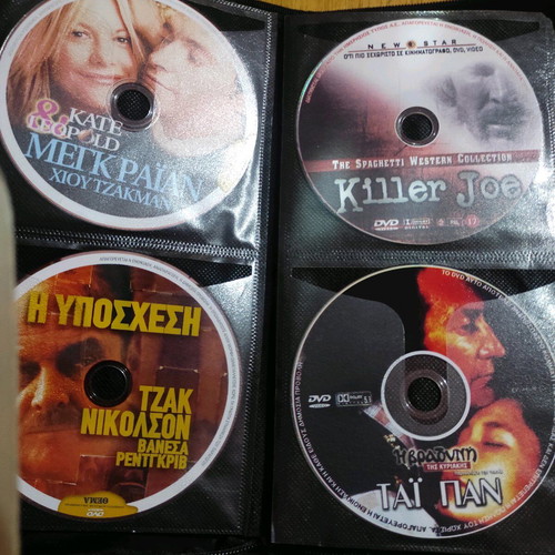 DVD set of 56 with foreign movies like new, in case with sleeves