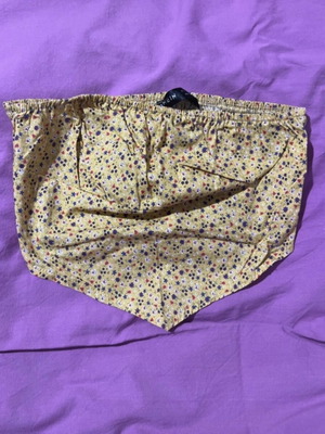 Strapless smocked top like new, multicolor, size XS