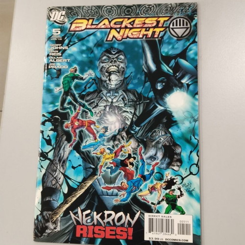 Blackest Night set of 8 comics like new, complete series